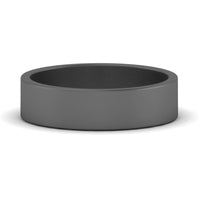 5 mm Flat Gold Wedding Band
