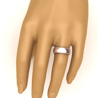 4 mm Milgrain Comfort Fit Mens Wedding Band