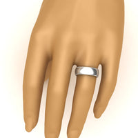 4 mm Milgrain Comfort Fit Mens Wedding Band