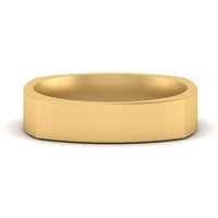 Square Comfort Fit Mens Wedding Band