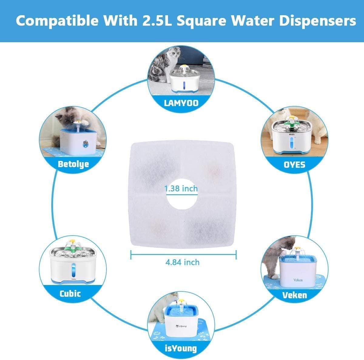 12 packs Cat Water Fountain Filter - BIG FRENCHIES