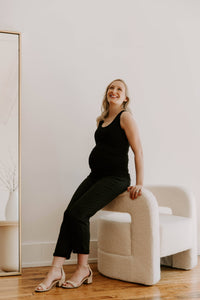 Everywhere Breastfeeding Tank Top - Black