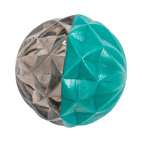 Country Living Geometric Textured Ball Dog Chew Toy, Interactive Rubber Toy for Mental Stimulation – Small - BIG FRENCHIES