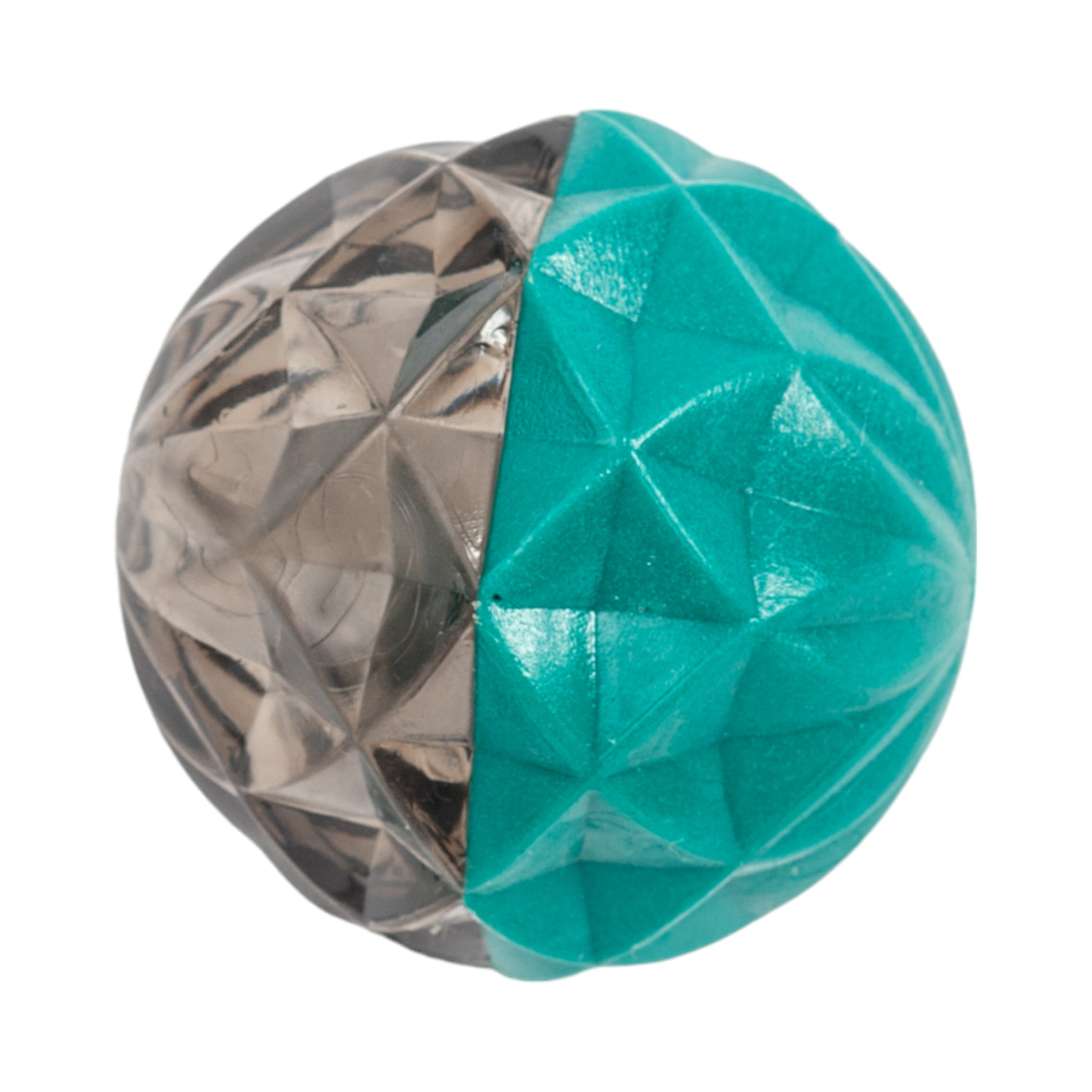 Country Living Geometric Textured Ball Dog Chew Toy, Interactive Rubber Toy for Mental Stimulation – Small - BIG FRENCHIES
