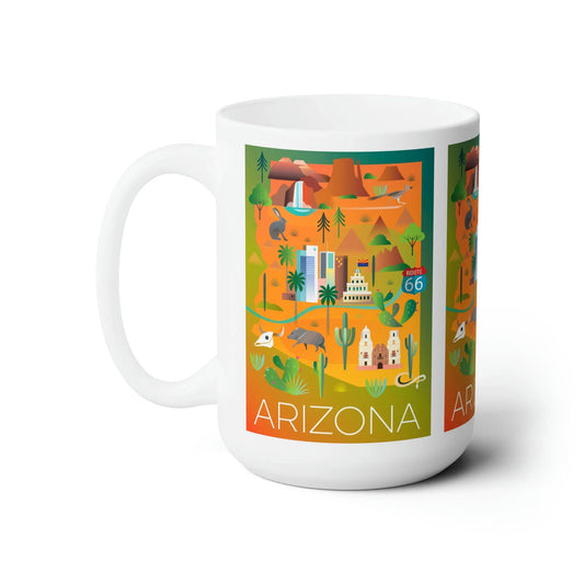 Arizona Ceramic Mug 11oz or 15oz - BIG FRENCHIES