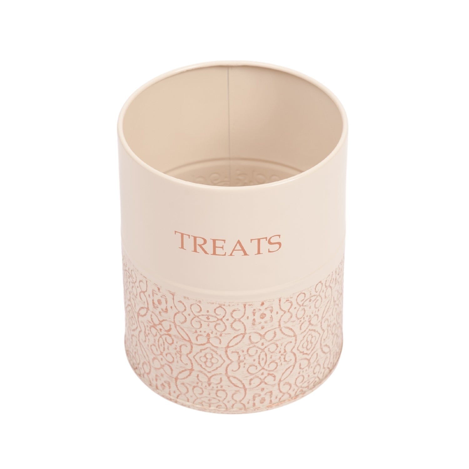 Country Living Dog Treat Canisters - Set of 2 Carbon Steel Jars with Bamboo Lids – White Swan - BIG FRENCHIES