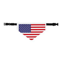 Patriotic American Flag Pet Bandana – Celebrate Veterans Day in Style - BIG FRENCHIES