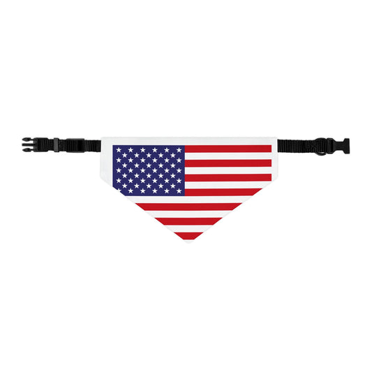 Patriotic American Flag Pet Bandana – Celebrate Veterans Day in Style - BIG FRENCHIES