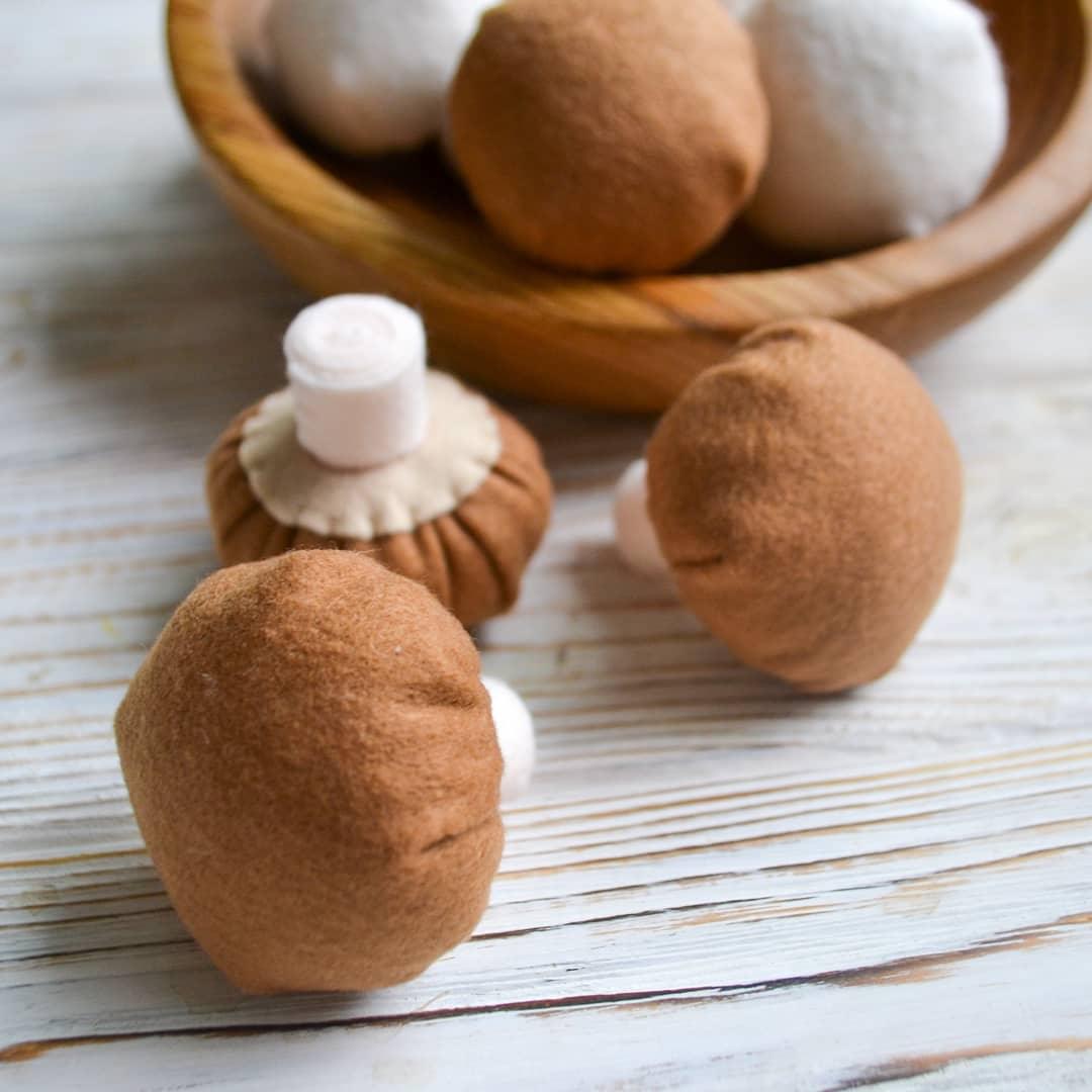 Mushroom felt food, vegetable - BIG FRENCHIES
