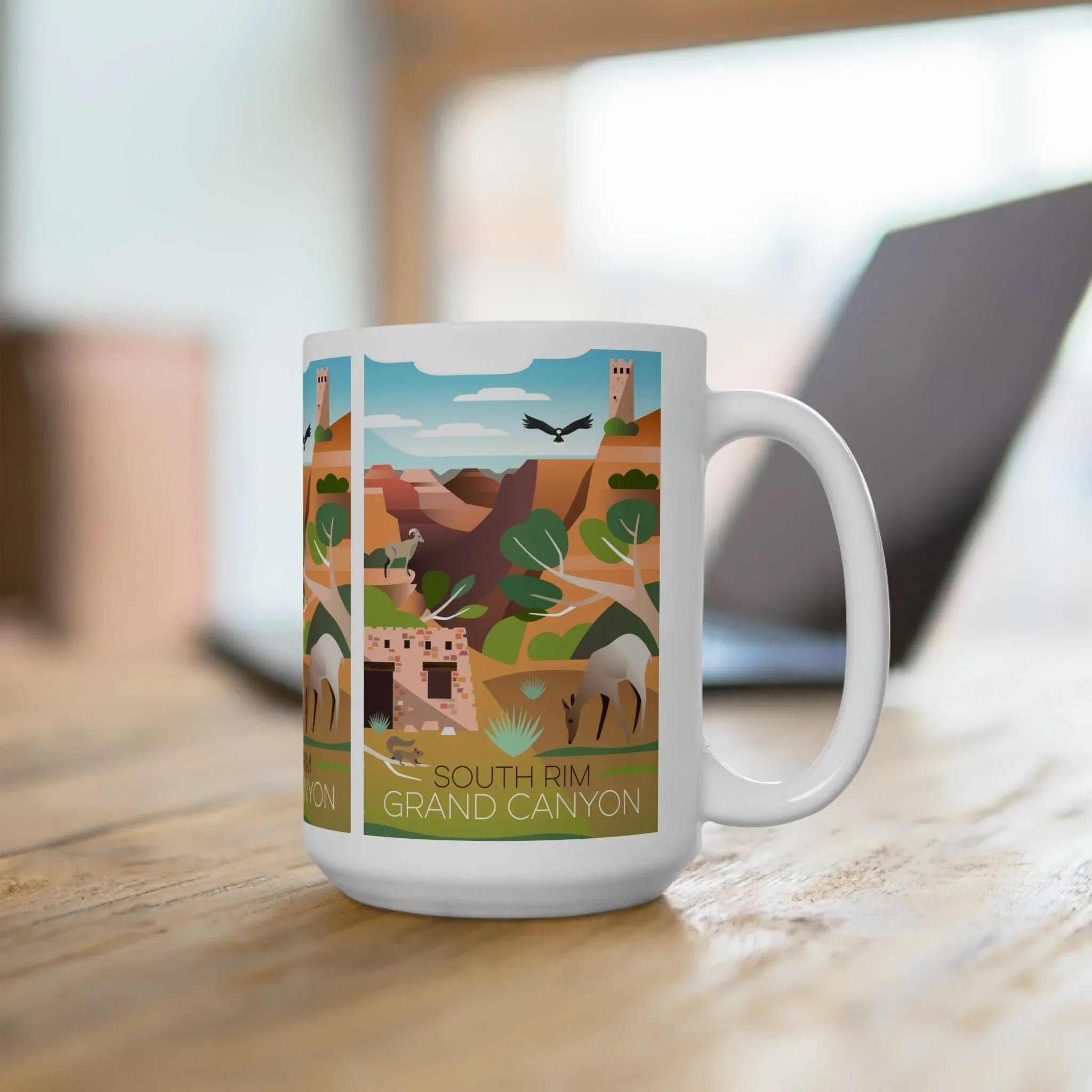 Grand Canyon National Park South Rim Ceramic Mug 11oz or 15oz - BIG FRENCHIES
