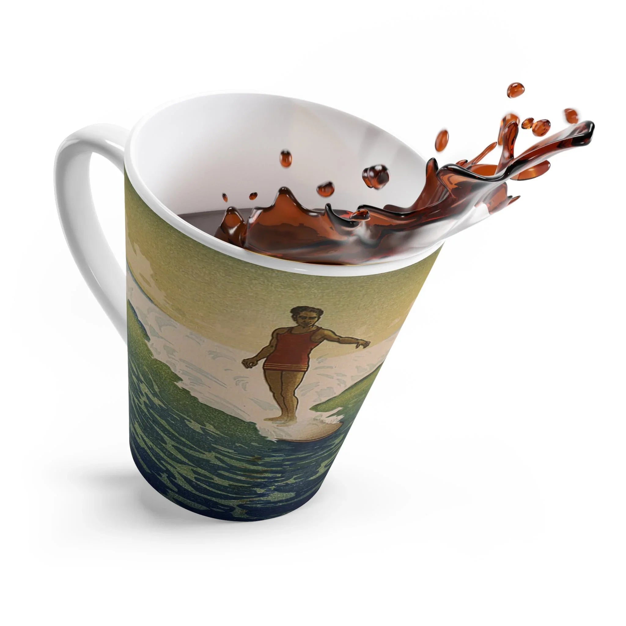 Vintage Surfer Latte Mug - BIG FRENCHIES