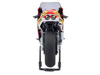 Honda NSR500 WGP500 Motorcycle #56 Red and White with Helmet "Baribari Legend" (1986) OVA 1/12 Model by Autoart