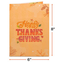Happy Thanksgiving Frndly Pop Up Card