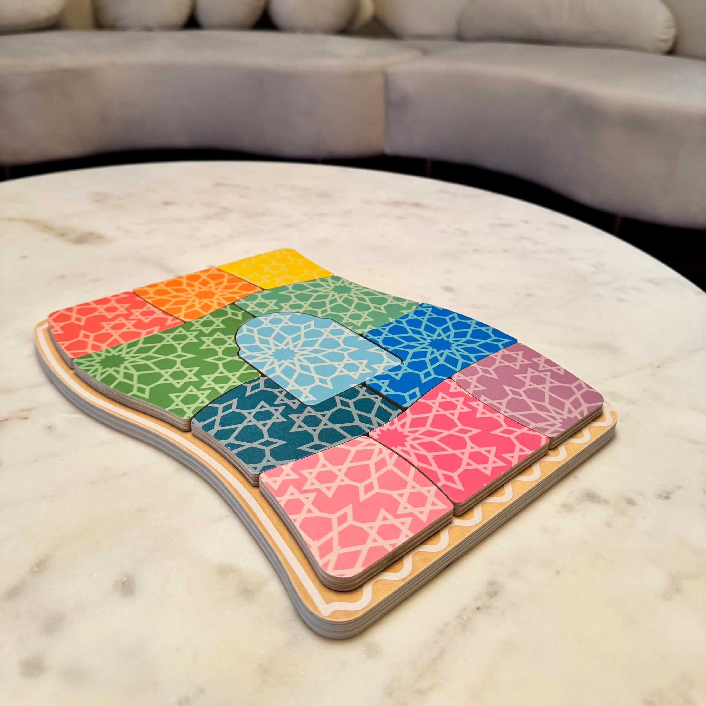 Prayer Rug SPATIAL REASONING Puzzle - BIG FRENCHIES