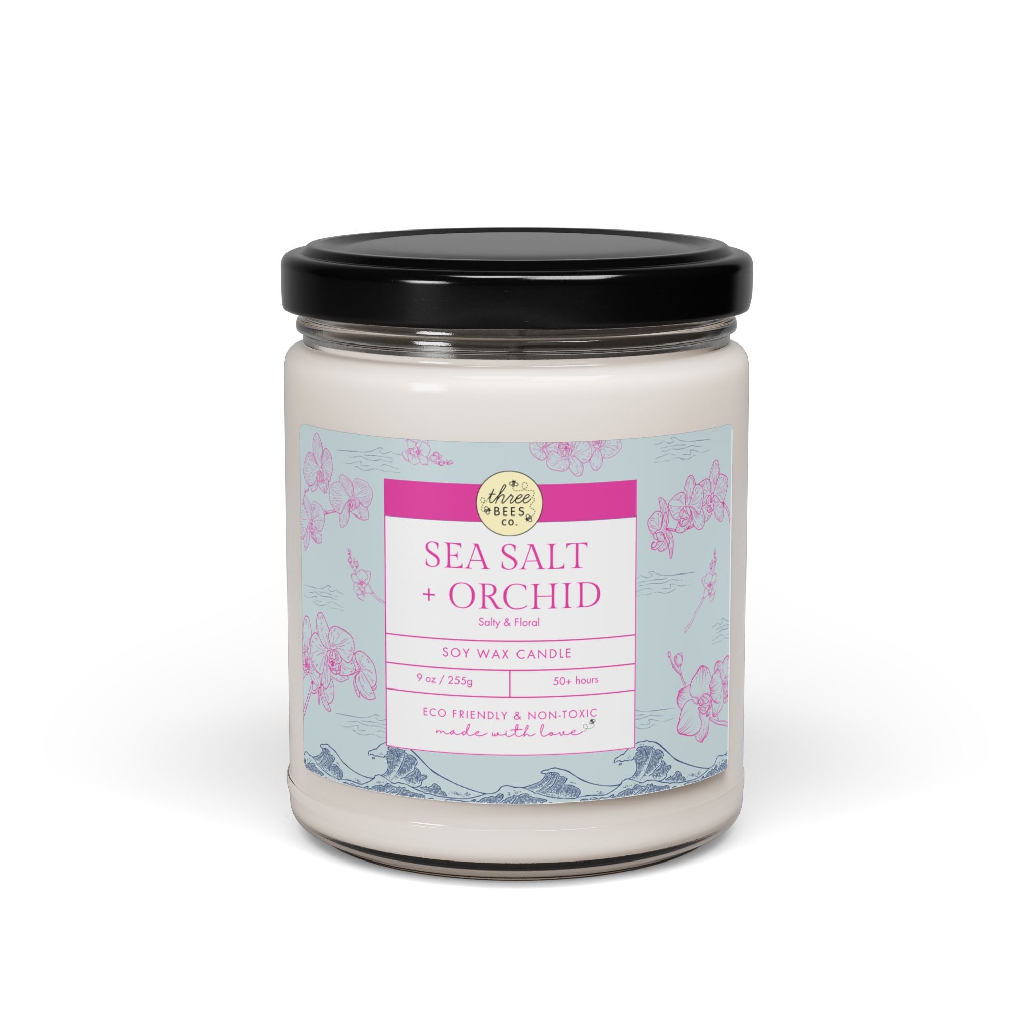 Three Bees Scented Soy Candle - 9oz - BIG FRENCHIES