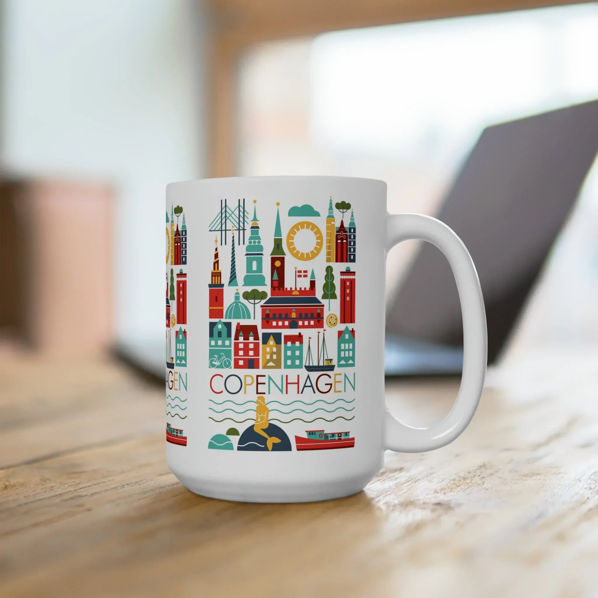 Copenhagen Scandi Ceramic Mug 11oz or 15oz - BIG FRENCHIES
