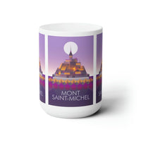 Mont Saint-Michel Ceramic Mug 11oz or 15oz - BIG FRENCHIES