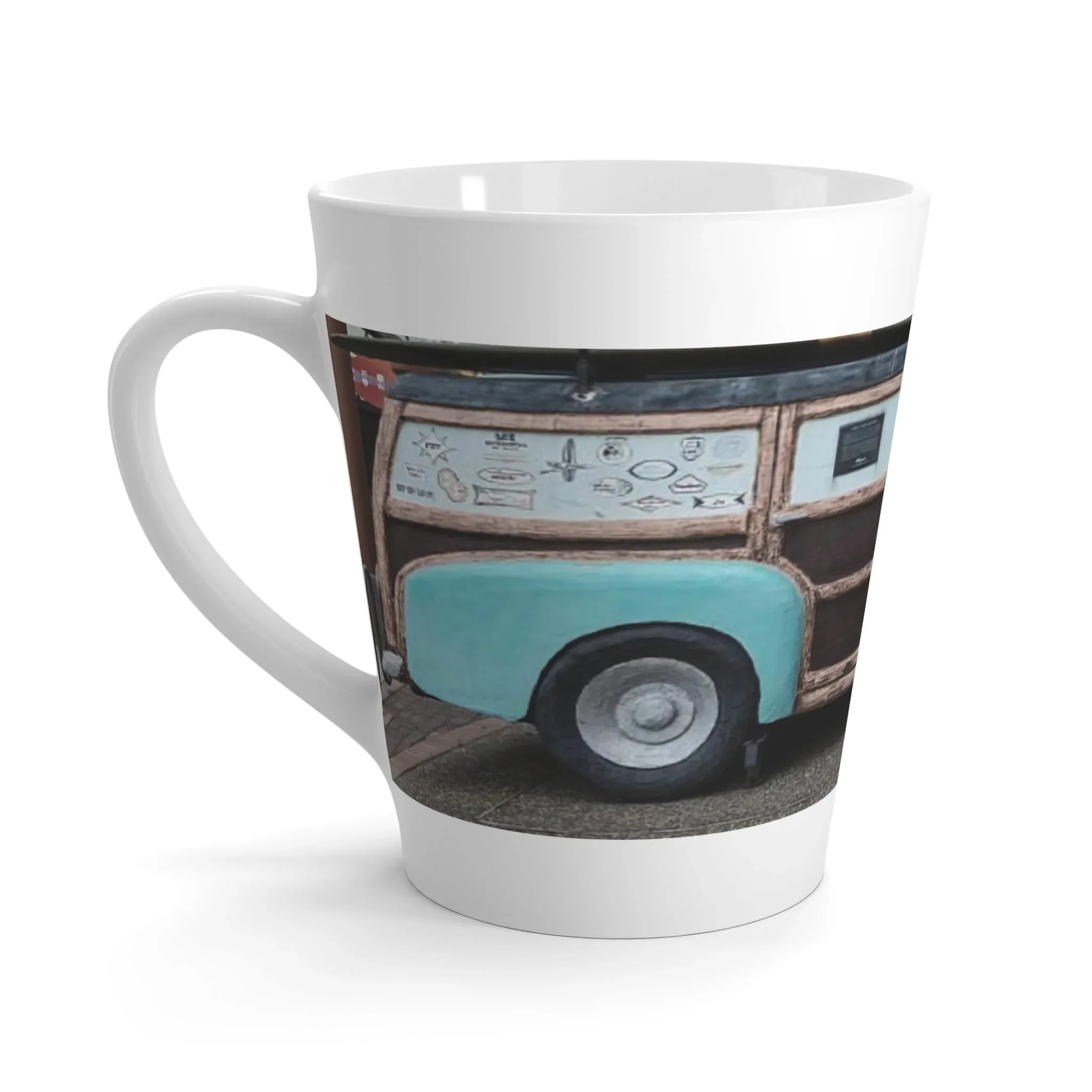 Vintage Woodie Latte Mug - BIG FRENCHIES