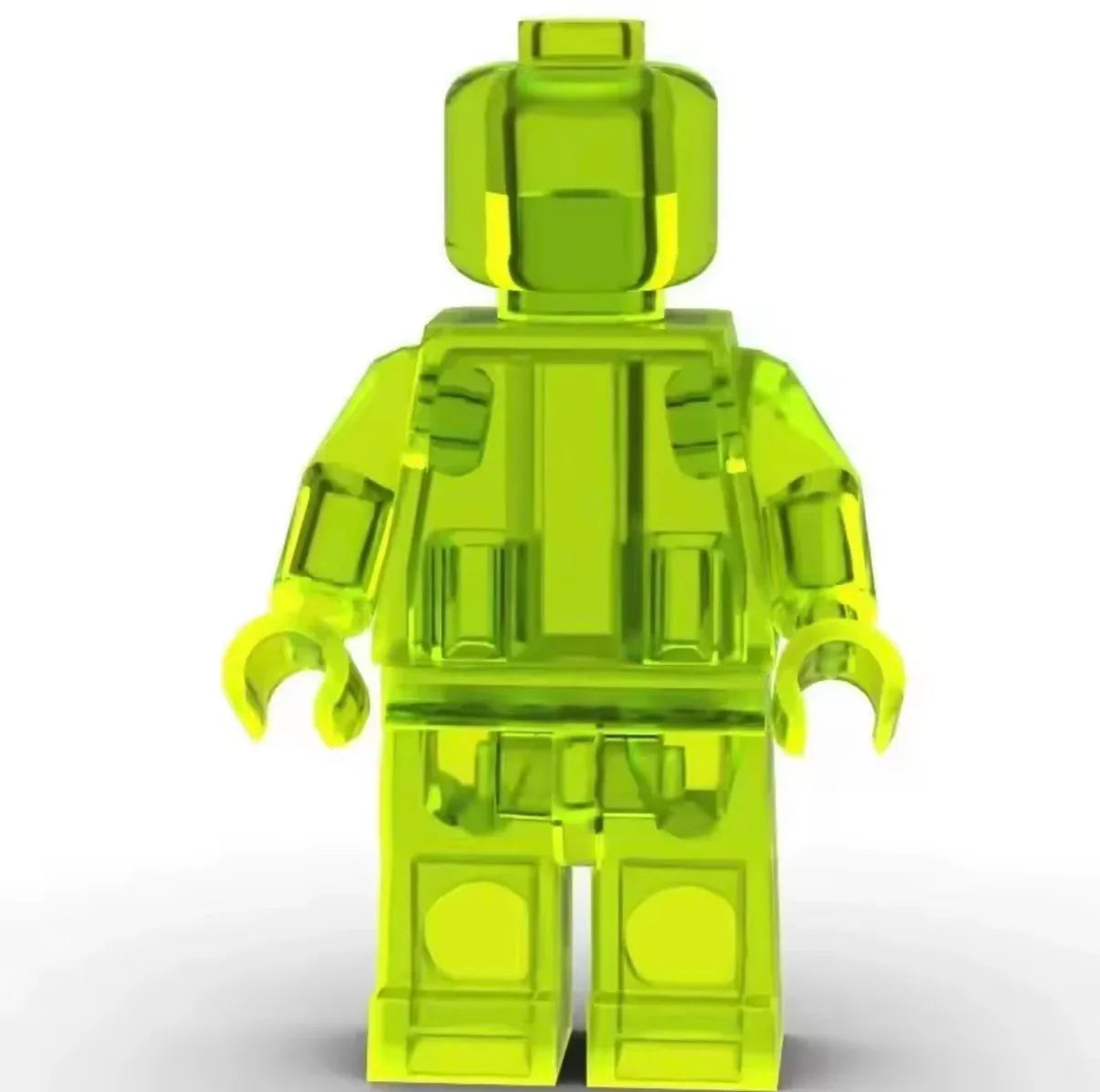 Set of 12 Transparent Minifigures – Clear Minifigs (Adult Builds & Display-Grade) - BIG FRENCHIES