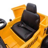 12V CAT Electric Dump Truck 1 Seater Ride-On - BIG FRENCHIES