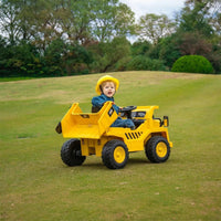 12V CAT Electric Dump Truck 1 Seater Ride-On - BIG FRENCHIES