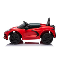 12V Chevrolet Corvette C8 Stingray 1-Seater Kids Ride-On Car - BIG FRENCHIES