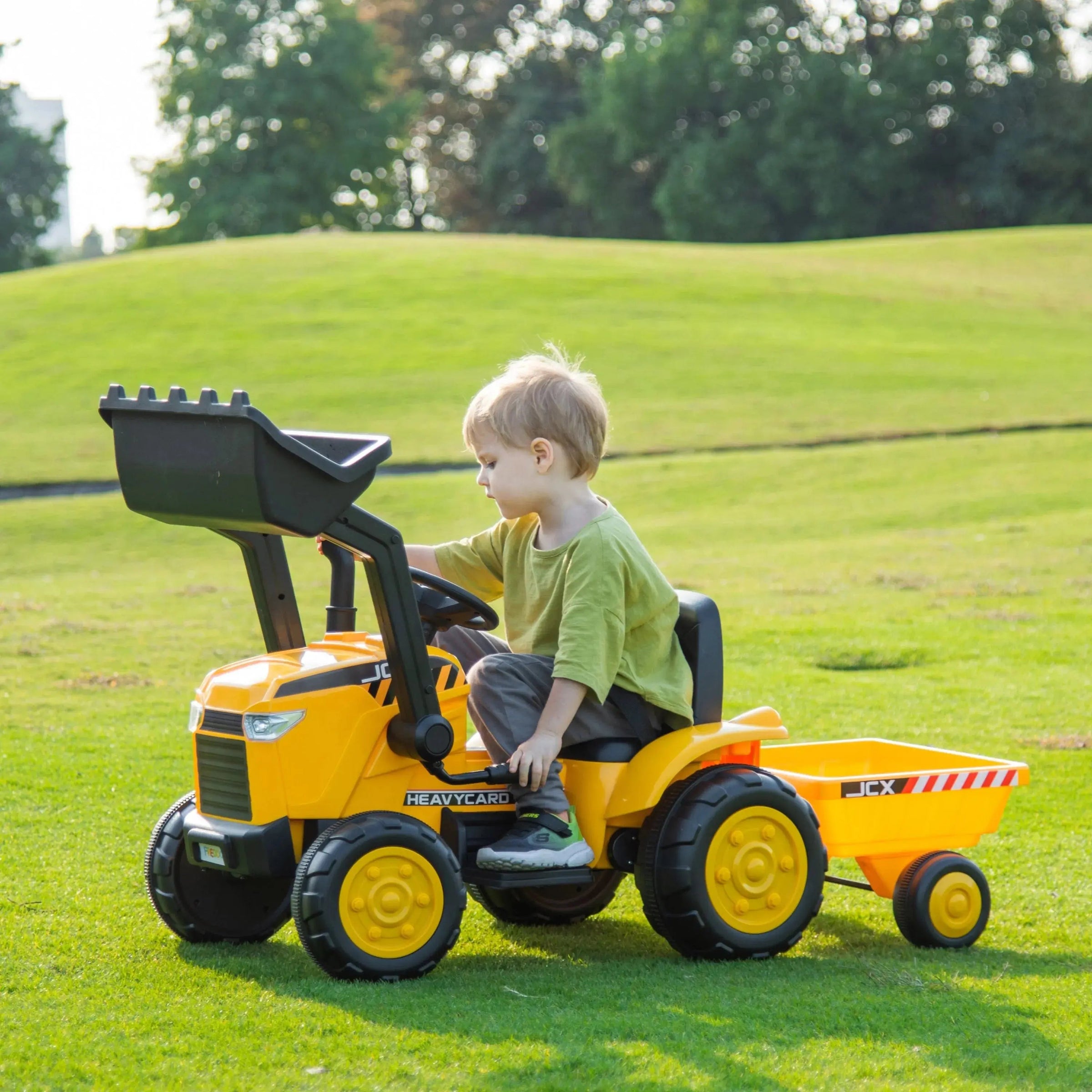 12V Freddo Excavator 1 Seater Ride-on - BIG FRENCHIES