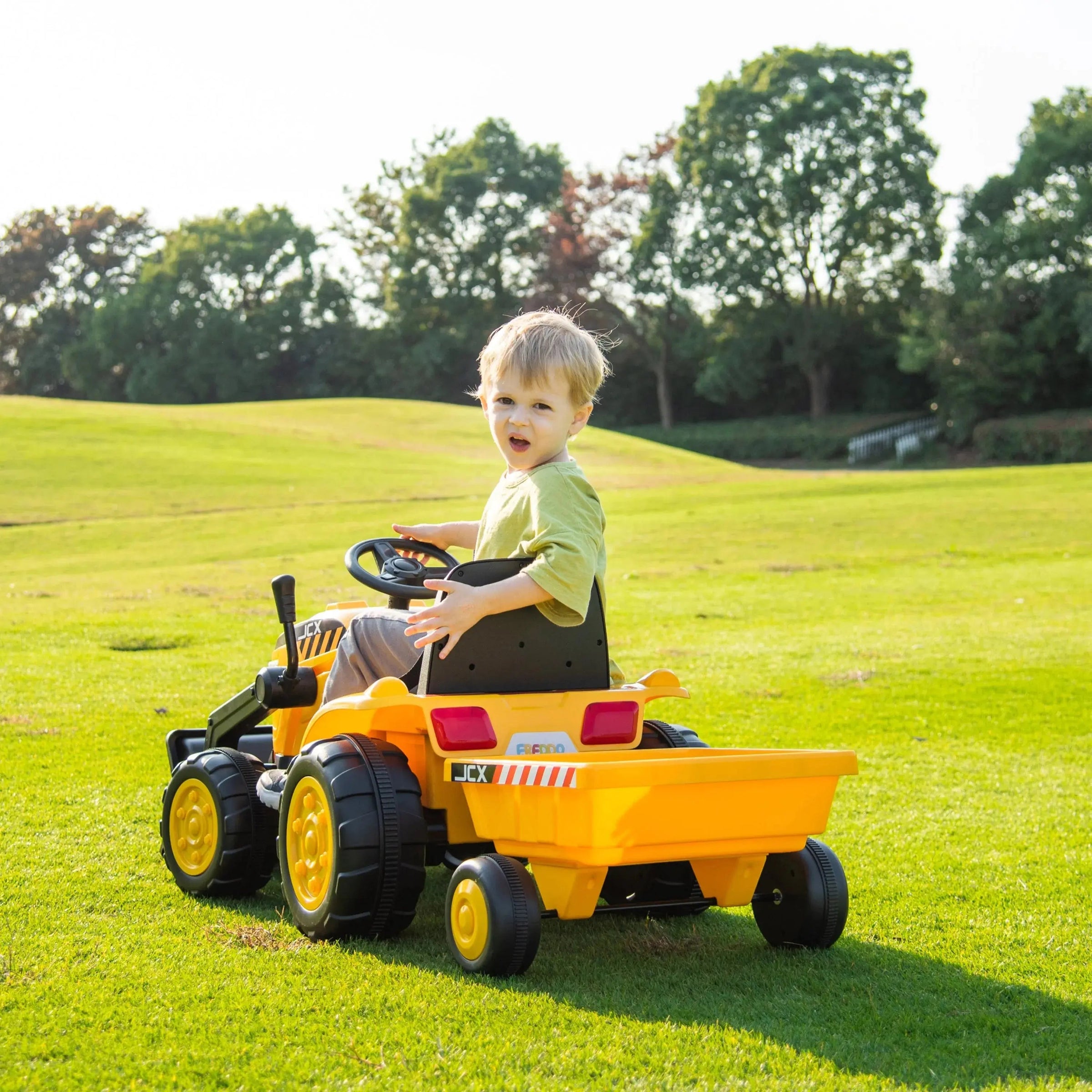 12V Freddo Excavator 1 Seater Ride-on - BIG FRENCHIES
