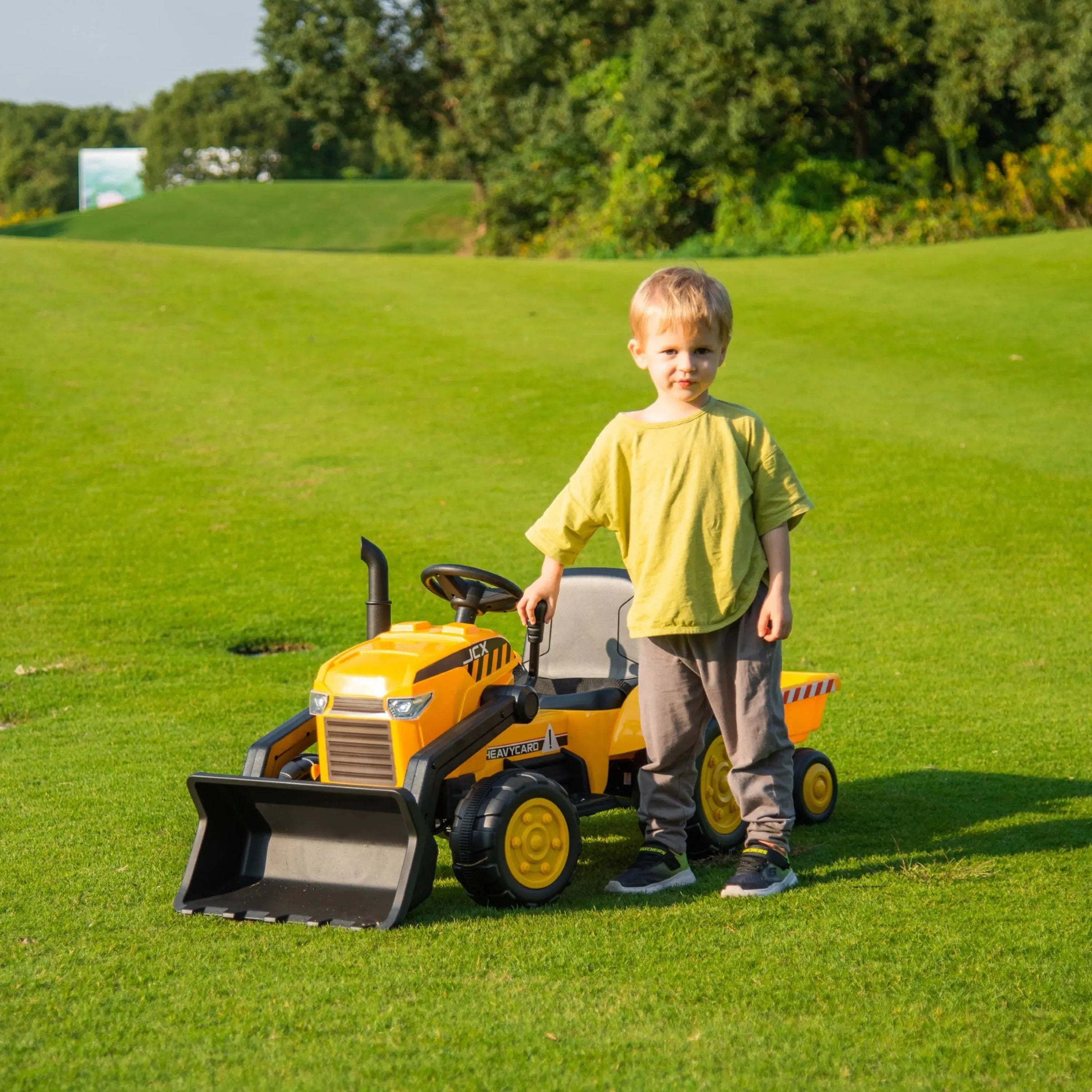 12V Freddo Excavator 1 Seater Ride-on - BIG FRENCHIES
