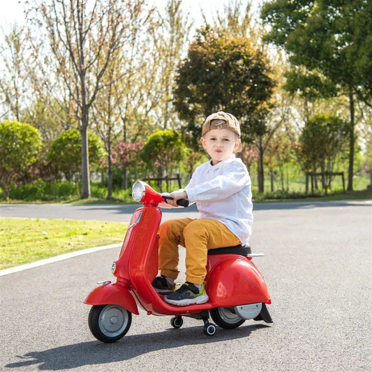 12V Kids' Vespa Electric Ride-On Scooter - BIG FRENCHIES