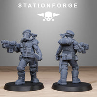 3D Printed GrimGuard Jungle Fighters by StationForge Miniatures