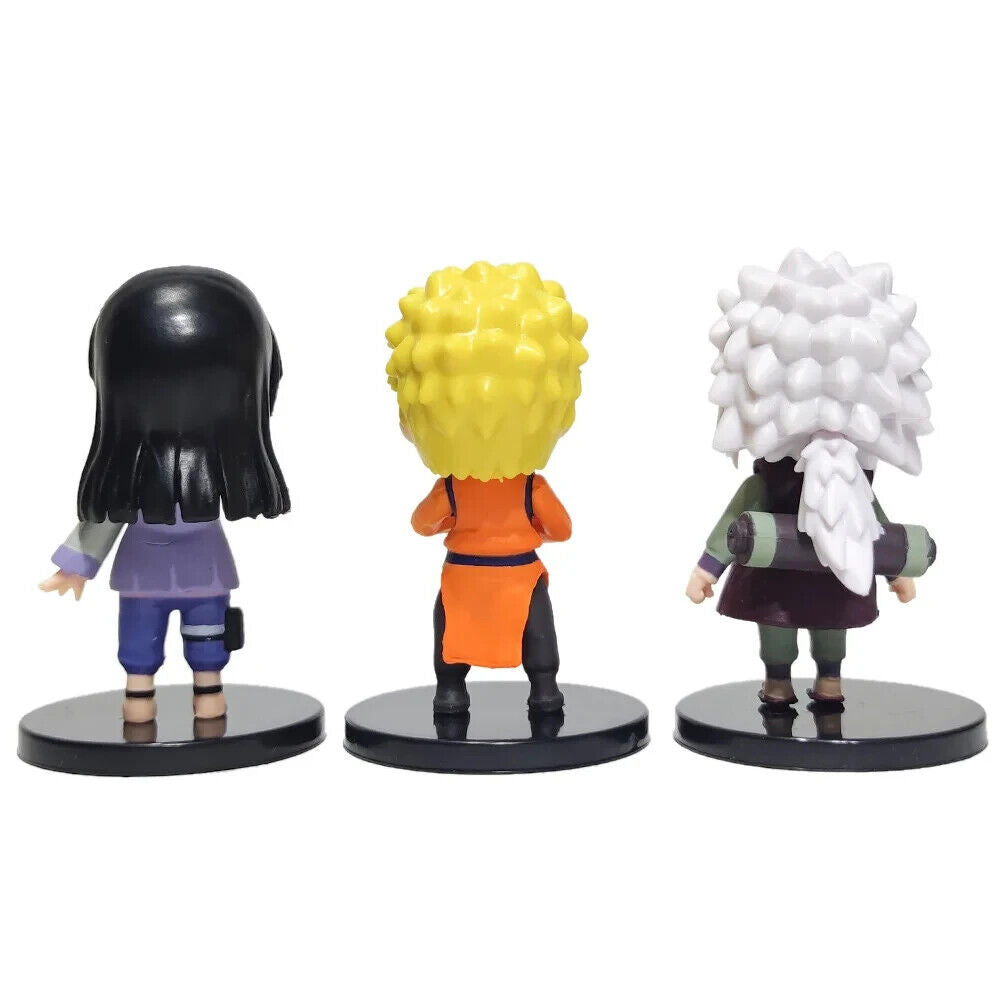 12 pcs set Naruto Shippuden Figurines, Sasuke Itachi Hinata Figure, Anime 3 in