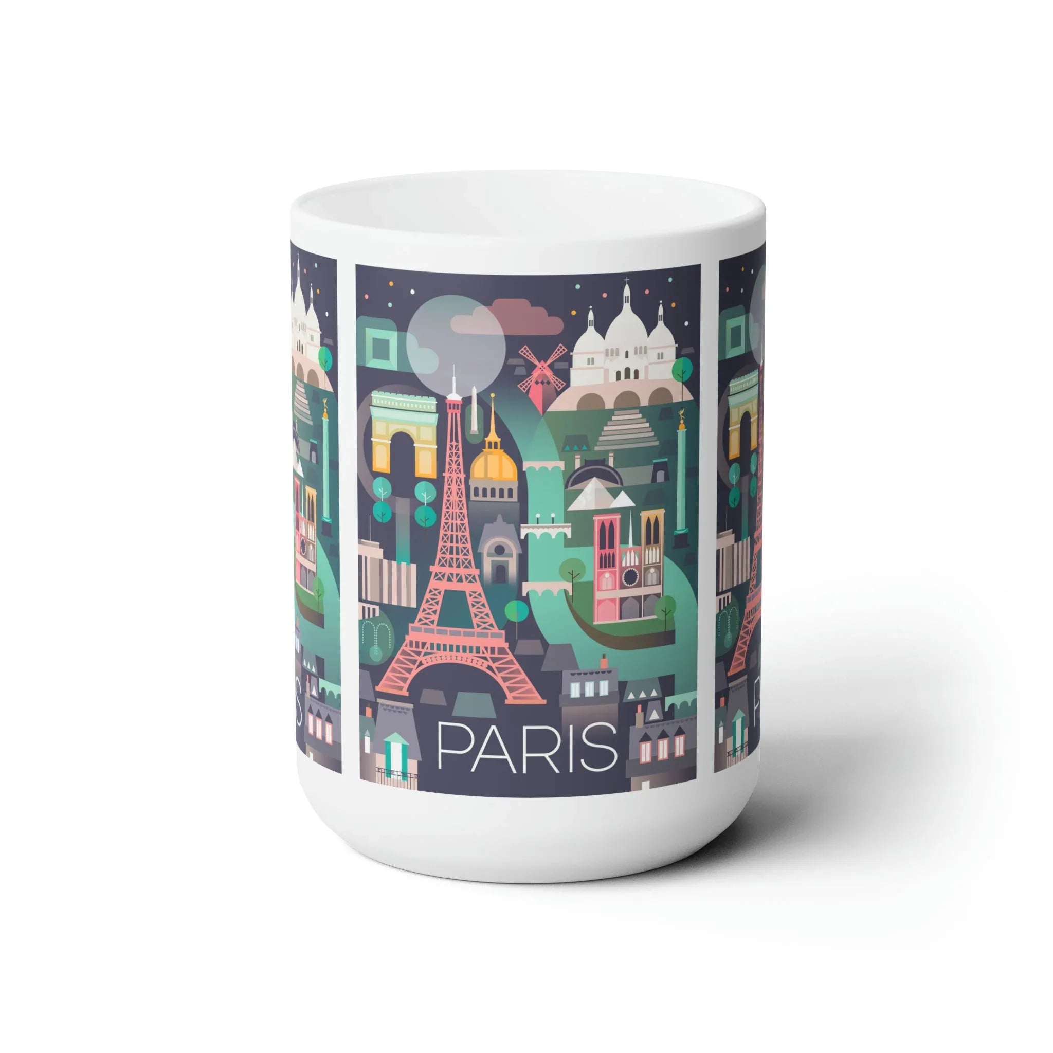 Paris Ceramic Mug 11oz or 15oz - BIG FRENCHIES