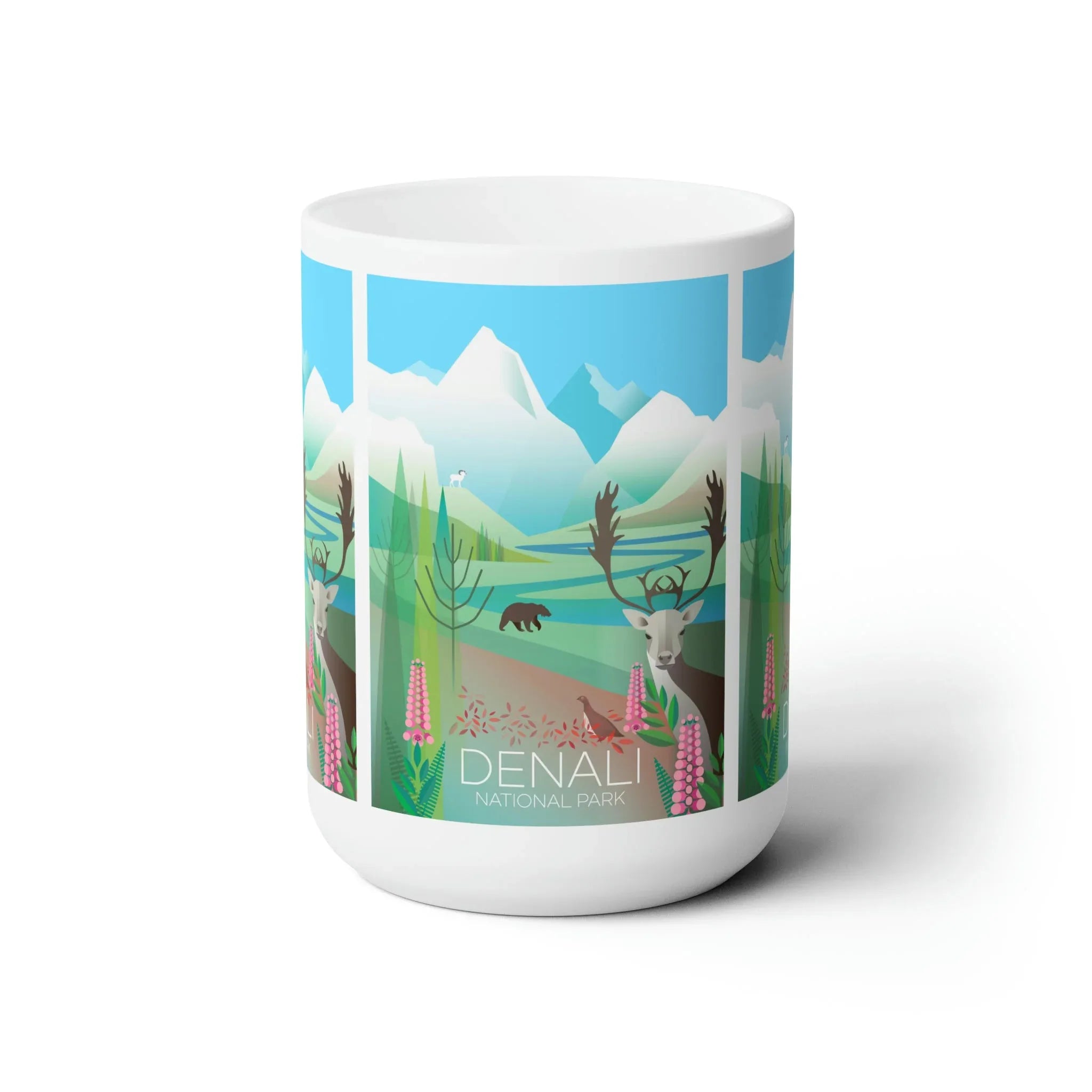 Denali National Park Ceramic Mug 11oz or 15oz - BIG FRENCHIES