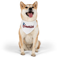 Stars and Stripes Patriotic Dog Bandana - BIG FRENCHIES