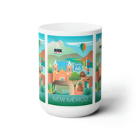 New Mexico Ceramic Mug 11oz or 15oz - BIG FRENCHIES