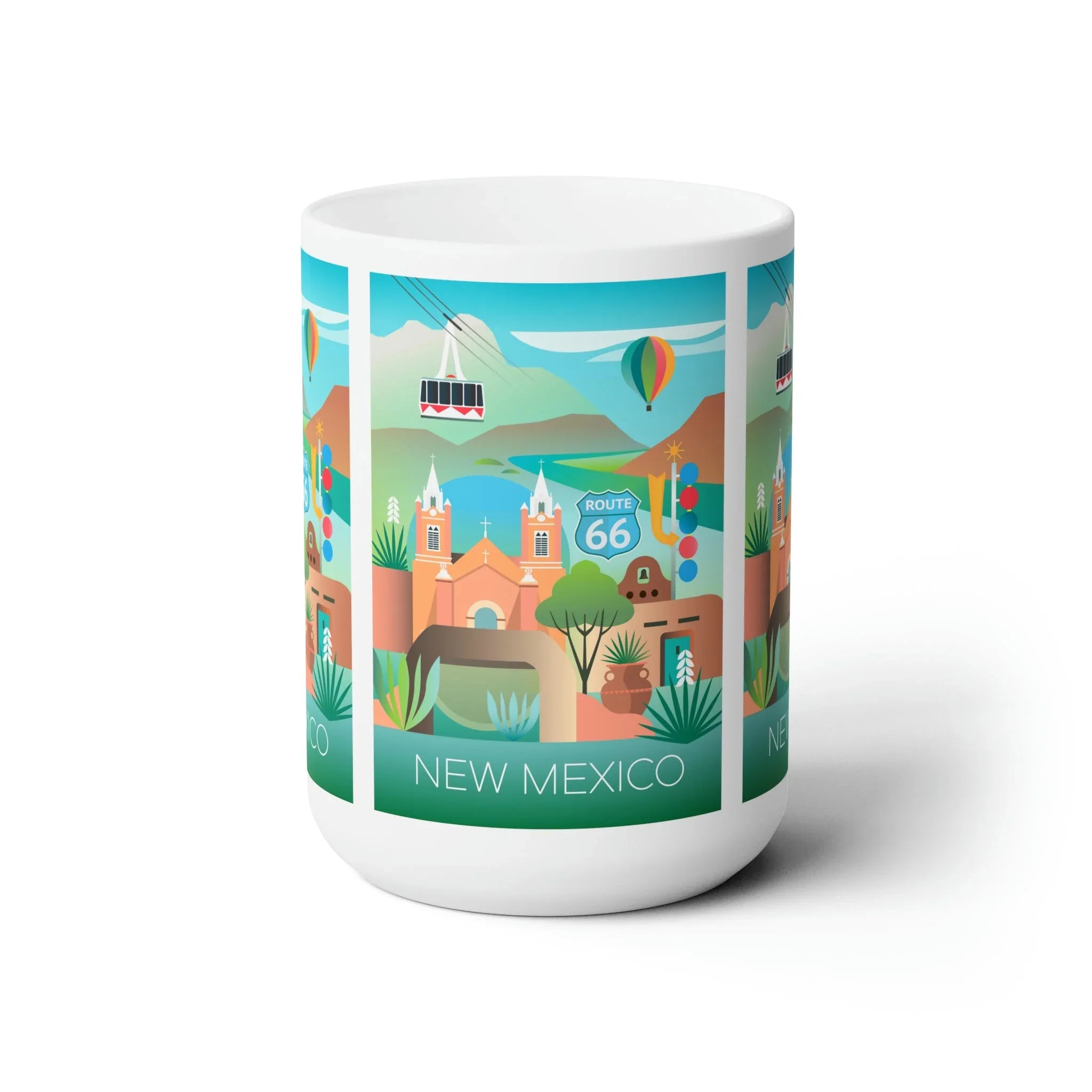 New Mexico Ceramic Mug 11oz or 15oz - BIG FRENCHIES