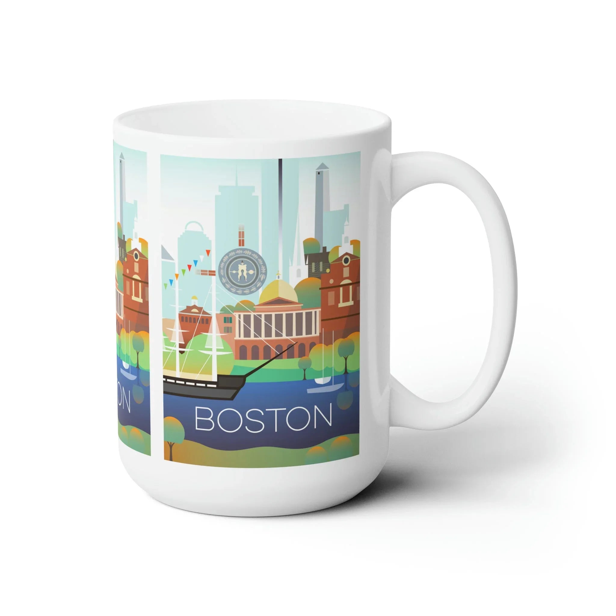 Boston Ceramic Mug 11oz or 15oz - BIG FRENCHIES
