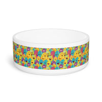Giggle Crowd of Rainbow Blob Critters - Pet Bowl