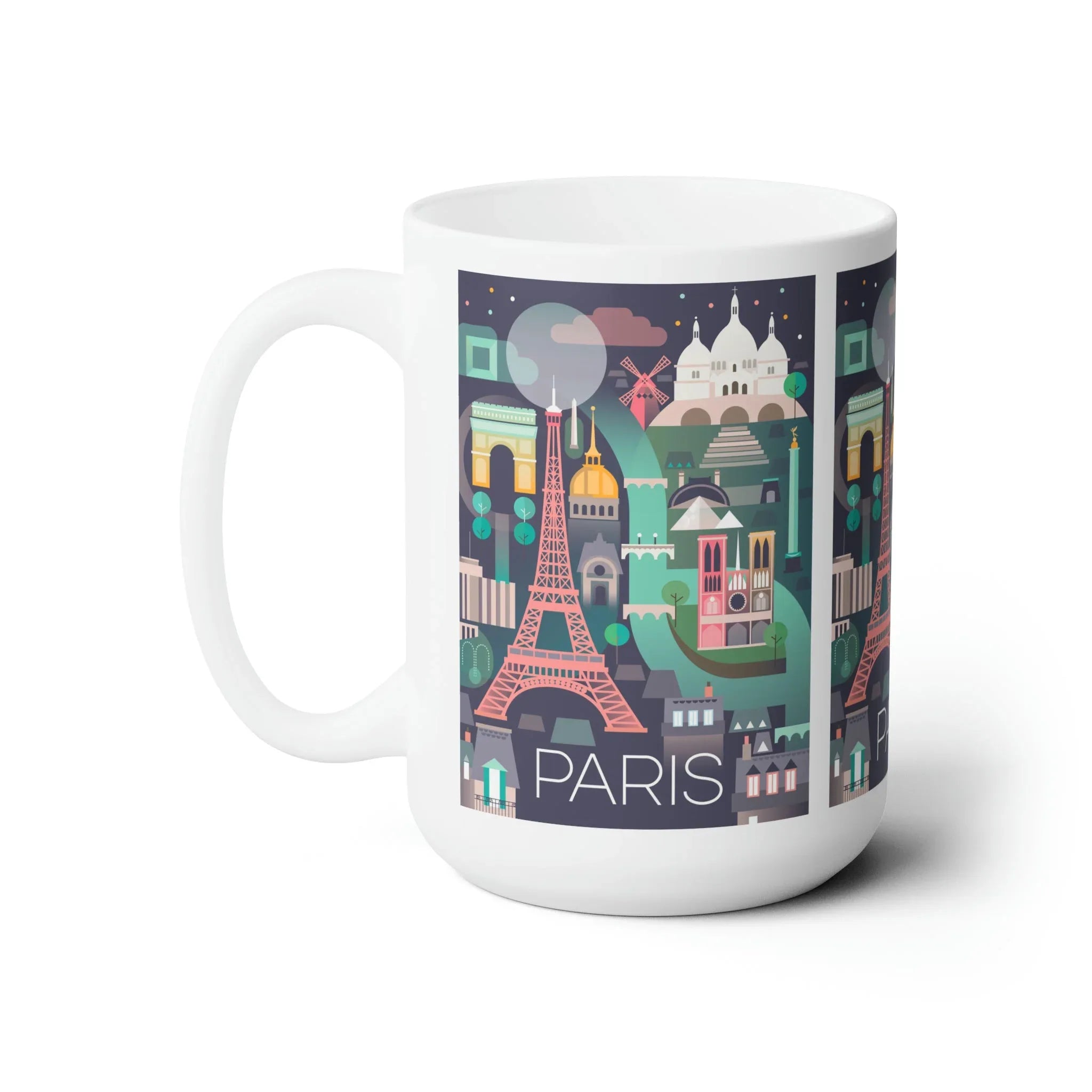 Paris Ceramic Mug 11oz or 15oz - BIG FRENCHIES