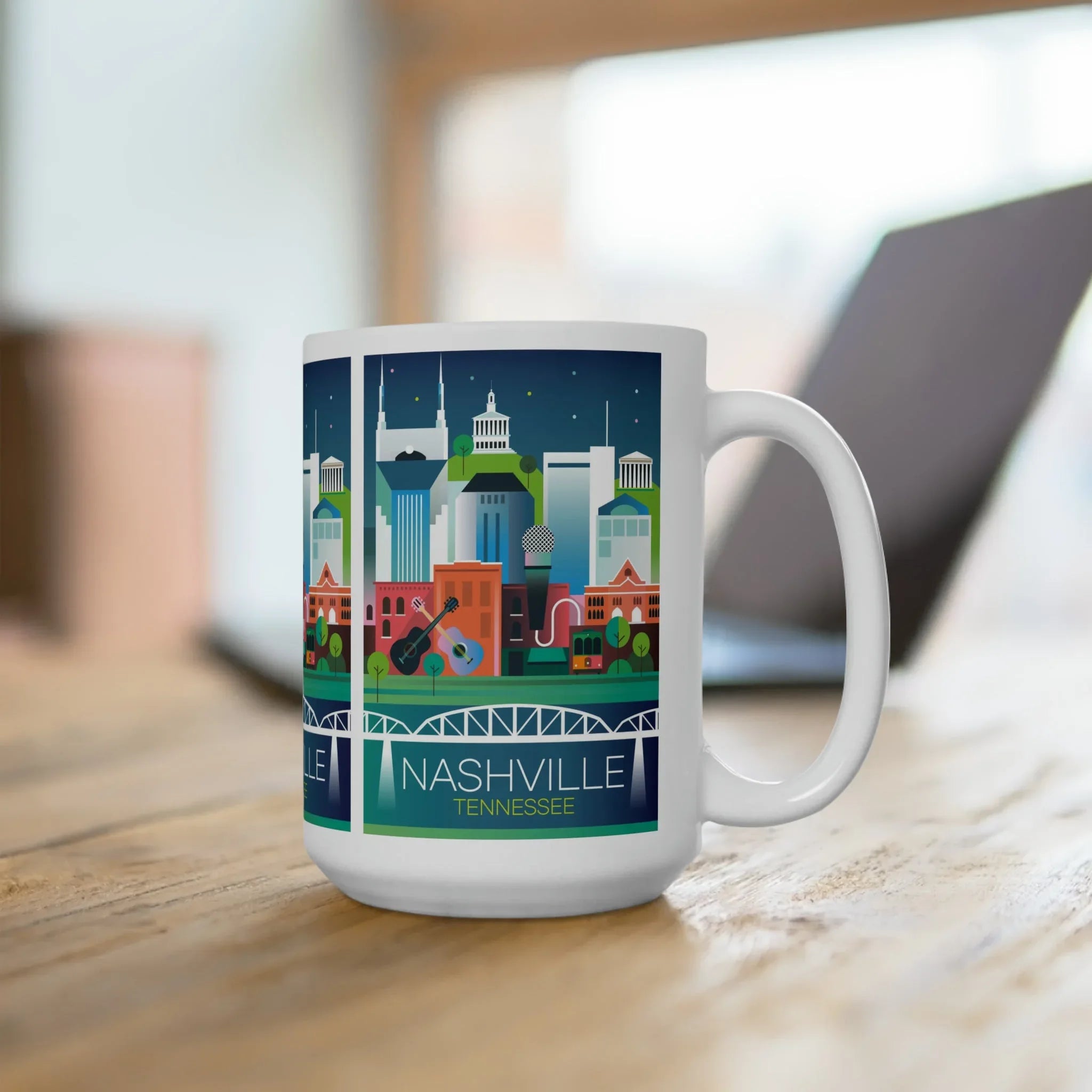 Nashville Ceramic Mug 11oz or 15oz - BIG FRENCHIES