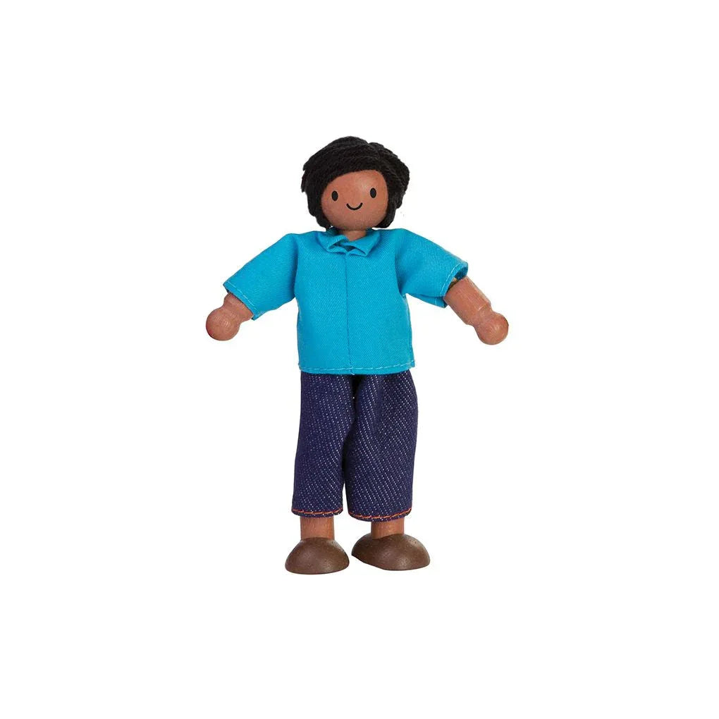 Dad Dollhouse Figure - Medium Skin Tone - BIG FRENCHIES