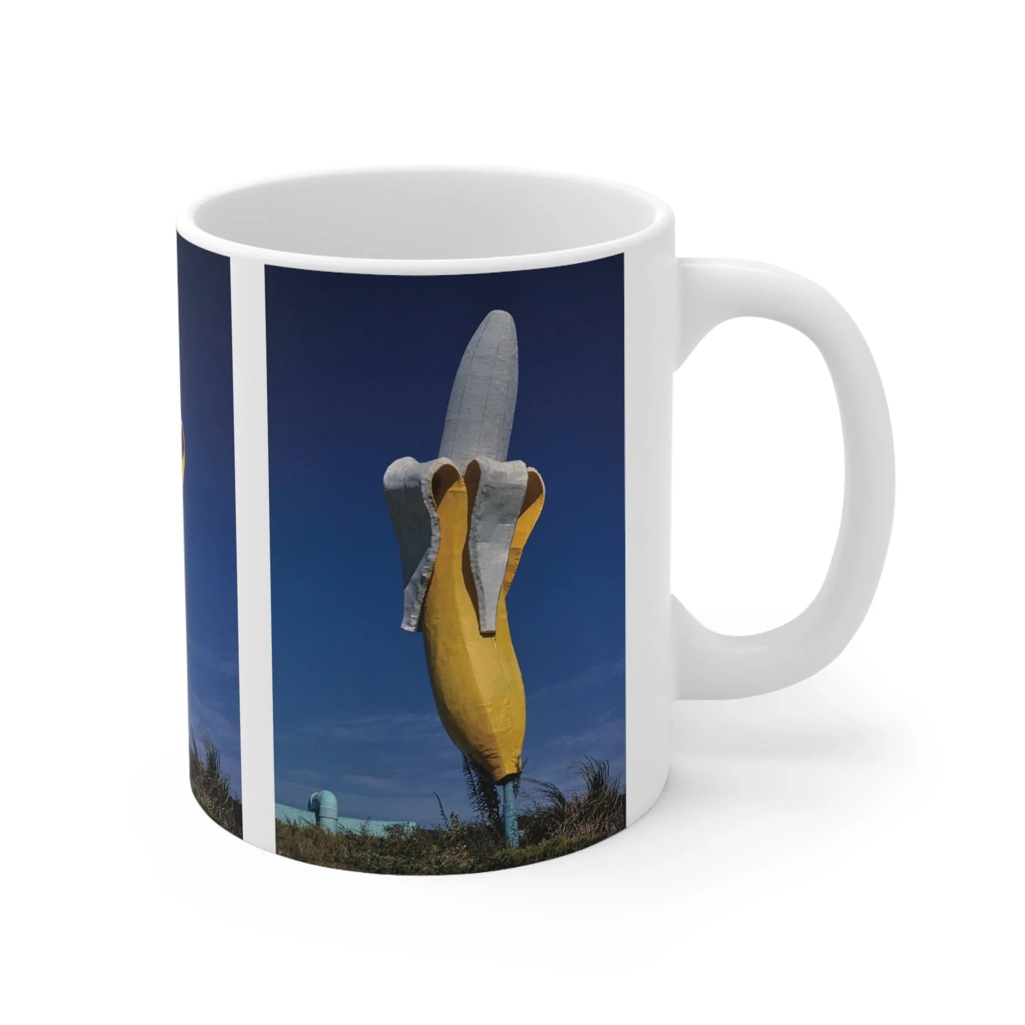 ROADSIDE MUGS - Banana Ceramic Mug 11oz - BIG FRENCHIES