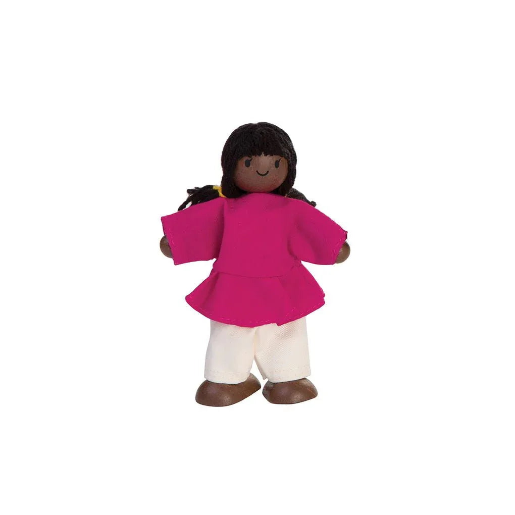 Girl Dollhouse Figure - Dark Skin Tone - BIG FRENCHIES