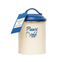 Country Living Set of 3 Pet Treat Canisters, Dog Treat Storage – French Blue Lid - BIG FRENCHIES