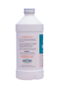 Puppy Dog Durvet Liquid Wormer 2x Puppies Adult Dogs 8 Oz. Hookworms Roundworms Safe
