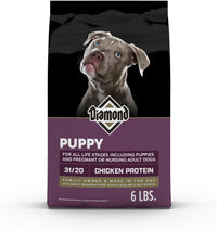 Diamond Puppy Formula All Life Stages 31/20 Suitable Nursing Adult Dog Food 6lb