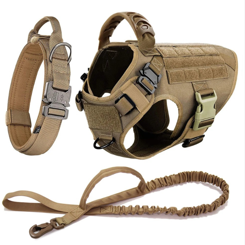 Large Dog Harness & Leash Set – Training Vest for Big Breeds - BIG FRENCHIES