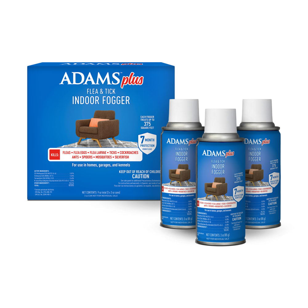 Adams Complete Indoor & Outdoor Flea Treatment System for Large Dogs 31–60 lbs Bundle
