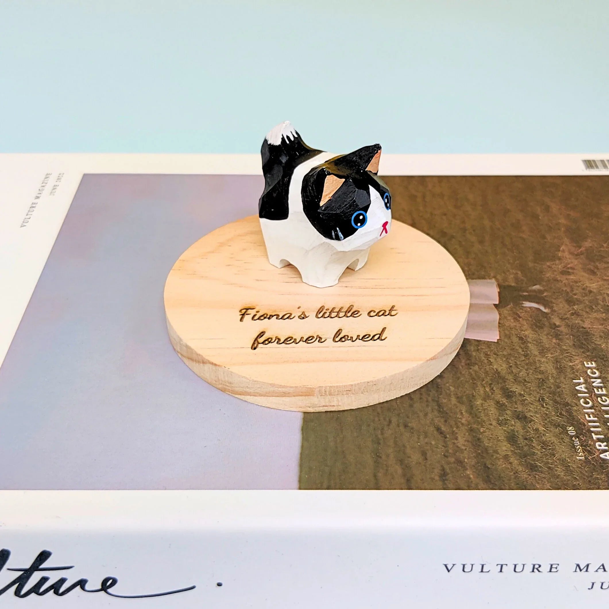 Hand-Carved Cat Painting Kit – Paint Two Cats, Create a Keychain - BIG FRENCHIES